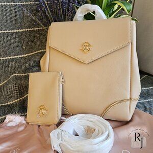 #20 Glass Ladder & Co - Mini Convertible Backpack and keychain Wallet - Oat